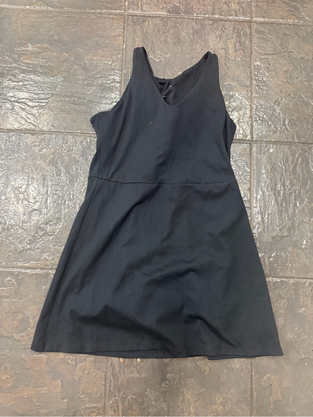 GapFit Black Athletic Dress Size Small Sleeveless Tennis Workout Dress - Picture 3 of 7